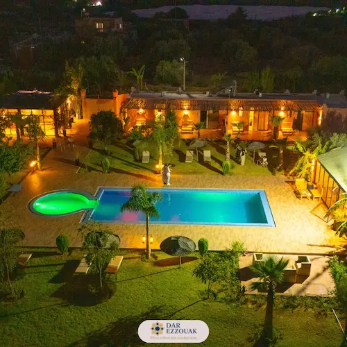 Evening private events in Marrakech at Dar Ezzouak