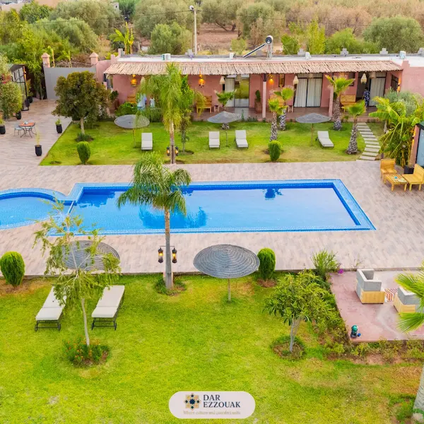 Pool and garden relaxation Morocco Concierge Service